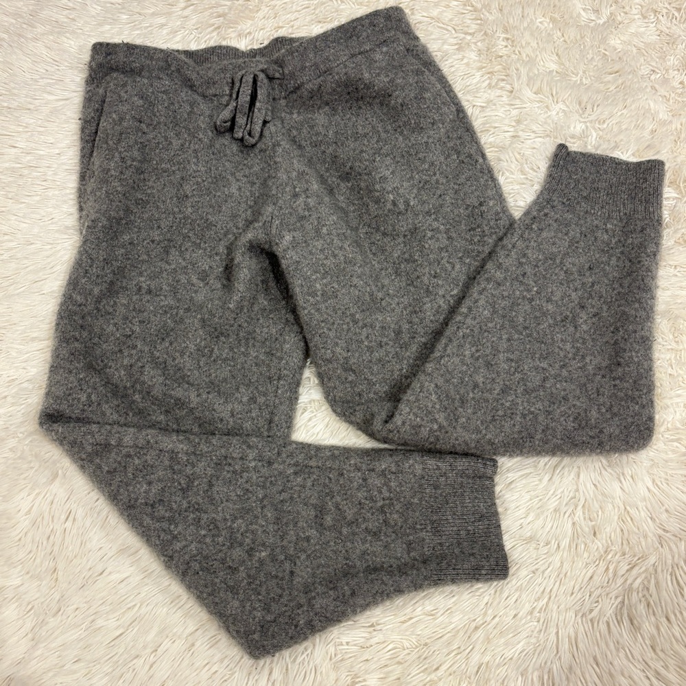 COS Grey Knit Jogger Trousers